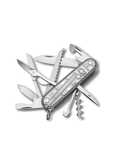 Victorinox Huntsman SilverTech Kamp Çakı Gri
