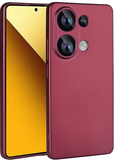 Noktaks - Redmi Note 13 4g Uyumlu - Kılıf Mat Soft Esnek Premier Silikon Kapak - T32203 - Siyah Siyah