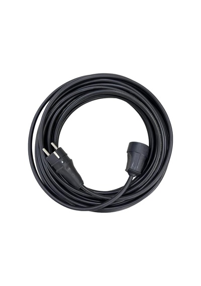 20 Metre 3x1.5 Mm Cca Ttr Tekli Siyah Renk Kauçuk Seyyar Elektrik Kablosu 1