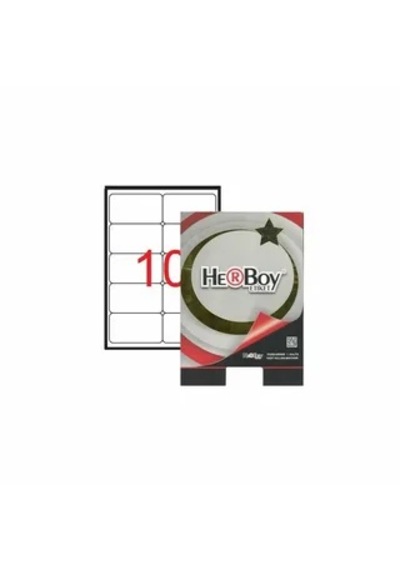 Herboy Etiket-laser 105x57mm Hb-1610 Beyaz