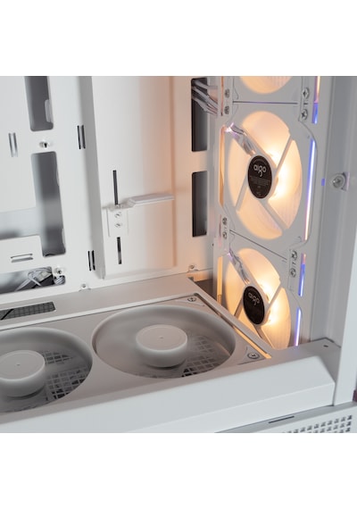 Aıgo Aırnova Beyaz 850w 80+ Bronze 7 Fanlı Argb Mid Tower Kasa