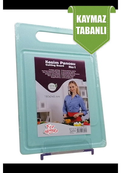 Kesme Tahtası Kaydırmaz Plastik Kesme Sunum Tahtası Pratik Kesim Panosu 160x245 Mm Royaleks-fr-107 Diğer