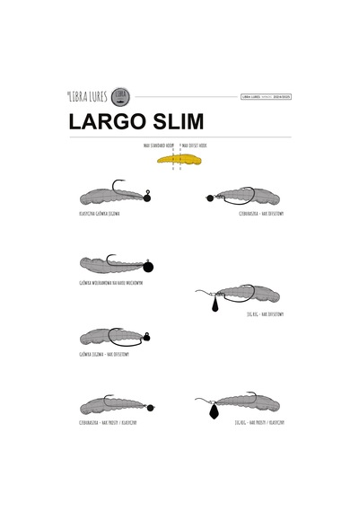 Libra Lures Largo Slim Cheese Suni Yem