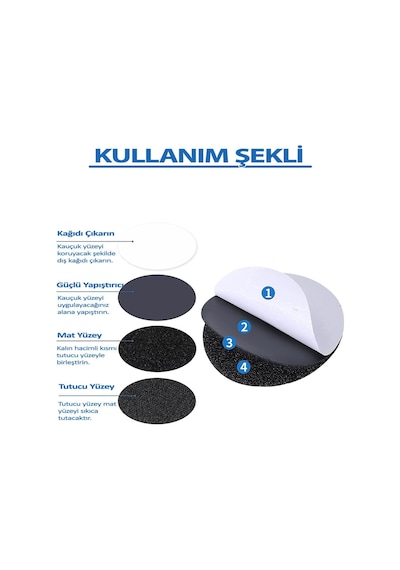 10'lu Halı Kilim Koltuk Örtüsü Sabitleyici Kaydırmaz Cırt Yıkanabilir Kendinden Yapışkanlı Ped