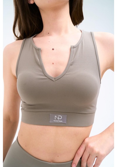 Normal People Romı - Spor Bra Activefit Kumaş Yeşil