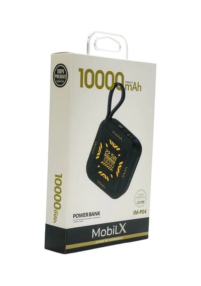 Mobilx 10000 Mah 22.5w Hızlı Şarj Powerbank Siyah