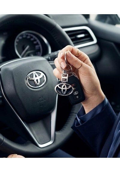 Toyota İle Uyumlu Metal Siyah Anahtarlık Aksesuar Corolla Yaris Avensis Auris