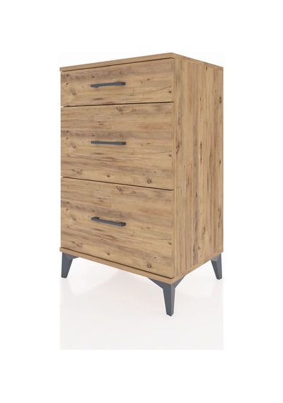 Hyperion Komodin 3 Çekmeceli 60x44x96 Çam-çam Çam