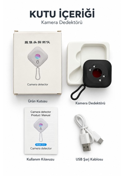 Kamera Dedektörü Kızılötesi Kamera Bulucu Gizli Kamera Bulucu