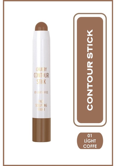Chubby Contour Stick No: 01 Light Coffee - Mat Saten Stik Kontür Diğer