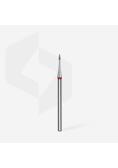 Staleks Elmas Manikür Freze Ucu Mini Ateş Model Kırmızı 1mm Fa12r010-3