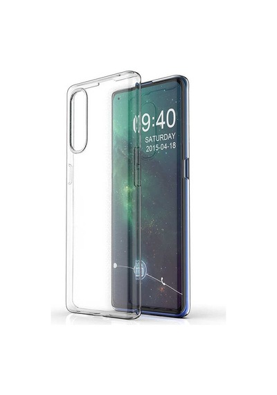 Rba Aksesuar Reno 3 Pro 5g Kılıf Rba Süper Silikon Kapak - Renksiz Çok Renkli
