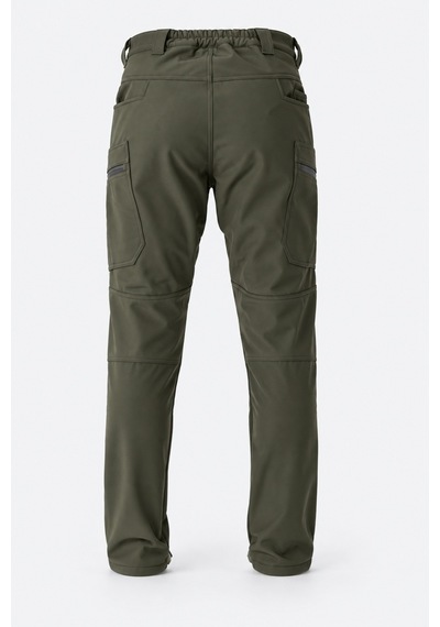 Dechers Erkek Kışlık İçi Polarlı Rüzgar Su Geçirmez Soft Shell Taktik Pantolon - E231 Haki
