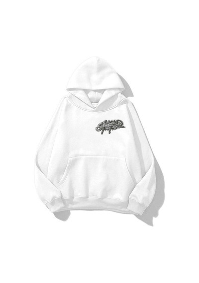 Tarzsokak Unisex Utopia Wheel Travis Scott Sweatshirt Hoodie Beyaz