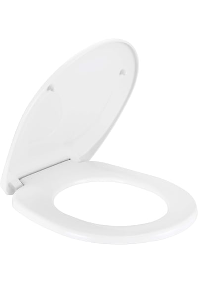 Plastik Standart Klozet Kapağı Beyaz