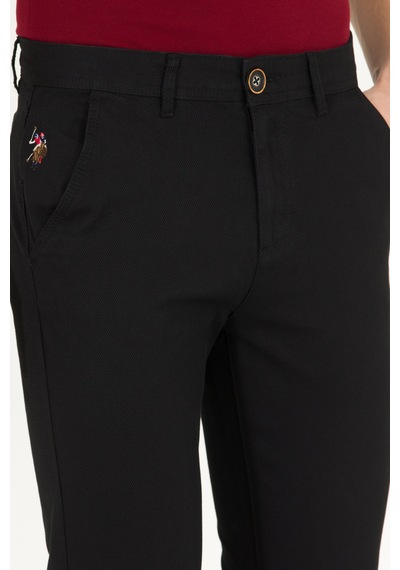 U.S. Polo Assn. U S Polo Assn Yandan Cepli Siyah Erkek Pantolon 1600639 001