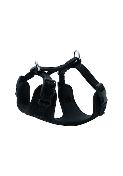 Doggie Havalı Ped Dokuma Göğüs Tasması Siyah 1.5 x 35-45 CM Siyah