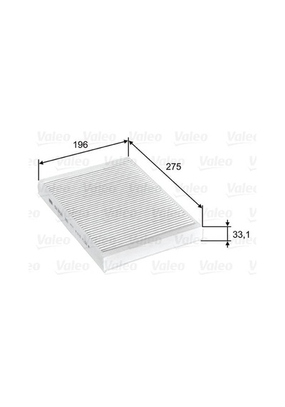 VALEO 715597 Polen Filtresi S80 08- V70 07- / Discovery Sport 14- Freelander 06- Range Rover Evoque 11-