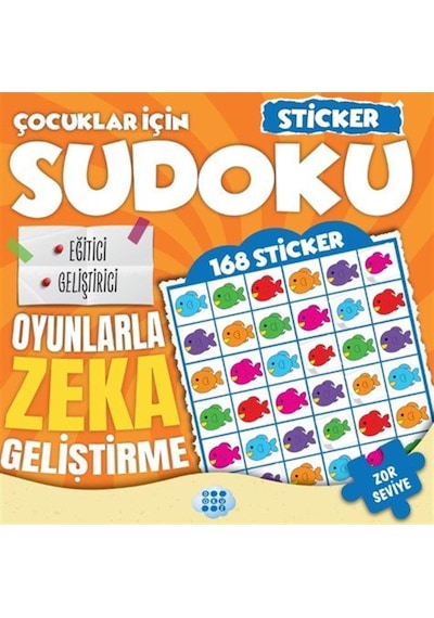 Çocuklar İçin Sudoku / Sticker Hediyeli Zor Seviye 3 / Kolektif