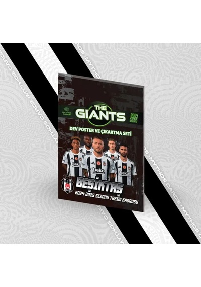 Mythos Cards Beşiktaş The Giants 2024/25 Sezonu Dev Poster ve Çıkartma Seti