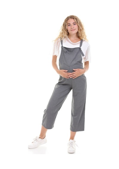 Luvmabelly Myra6106 - Füme Hamile Salopet-füme