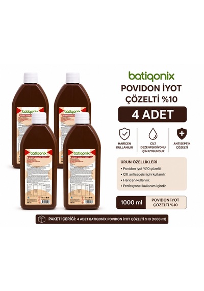 Aqua Batikon Çözelti 1000 Ml 4 Adet