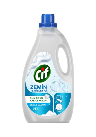 Cif Zemin Temizleyici Beyaz Sabun 2500 Ml 5 Adet Diğer