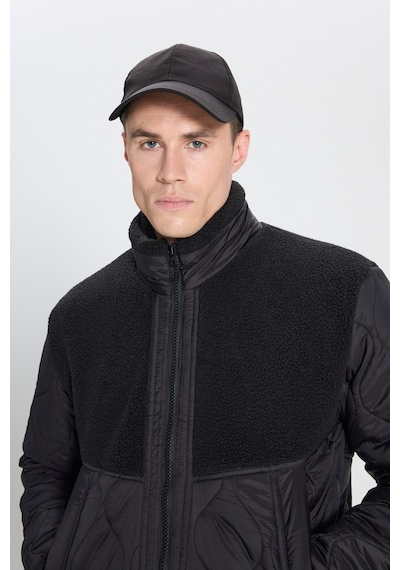 Wrangler Regular Fit Normal Kesim Sherpa Detaylı Siyah Kapitone Mont W242644001 Siyah