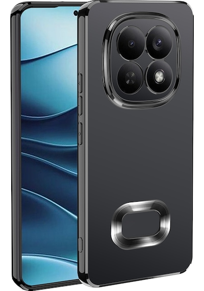 Redmi Note 15 Pro 4g Kılıf Kamera Korumalı Logo Gösteren Mkst Omega Kapak - Derin Mor