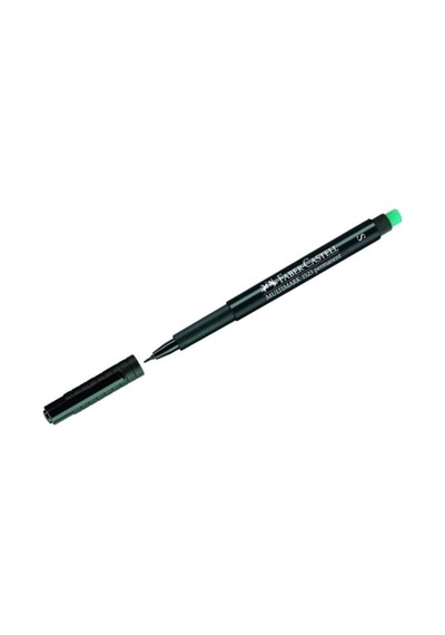 Faber-Castell Asetat Kalemi Siyah S Uçlu Siyah