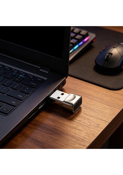 Fp300j Windows Hello Uyumlu Mini Usb Parmak İzi Okuyucu Windows 10/11 İçin Biyometrik Şifresiz Oturum Açma Cihazı