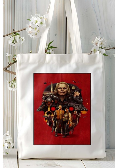 Art Hediye Wolfenstein Oyun Baskılı Bez Çanta Omuz Çantası Kişiye Özel Model 1 Çok Renkli