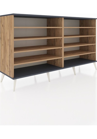 Hyperion Konsol 8 Raflı 176x44x99 Çam-antrasit/çam Çam-antrasit/çam Hyperion Konsol 8 Raflı 176x44x99 Çam-antrasit/çam Çam-antrasit/çam