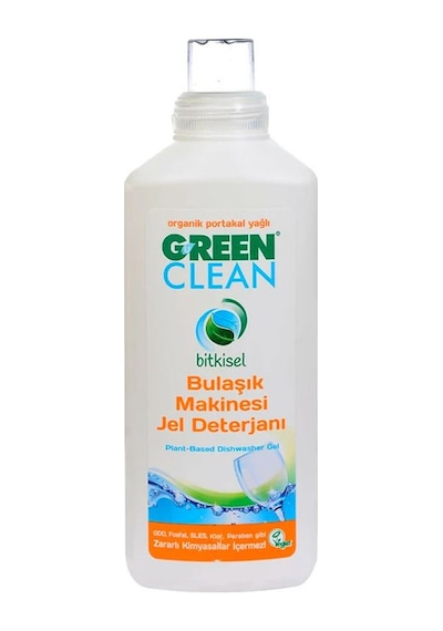 U Green Clean Organik Portakal Yağlı Bitkisel Jel Bulaşık Makinesi Deterjanı 1 L