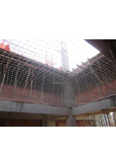 Morilu Balkon Filesi - Güvenlik Filesi - 10 Cm Gözenek - 6 Mm İp - Merdiven Filesi - İnşaat Filesi - Balkon Ağı