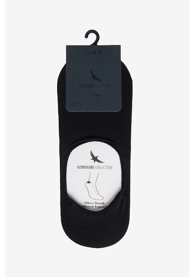 AC&Co / Altınyıldız Classics Erkek Sıyah Tekli Babet Çorap Siyah