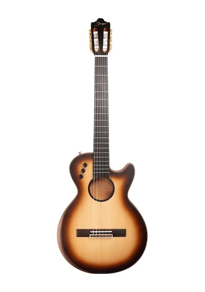 Smıger Le-c1 Sb 40" İnce Kasa Kesik Elektro Klasik Gitar Sunburst