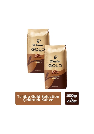 Tchibo Gold Selection Çekirdek Kahve 1000 Gr X 2 Adet Çekirdek