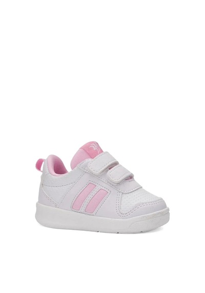 Zacoz Unisex Bebek Ortopedik İlk Adım Sneaker Beyaz - Pembe