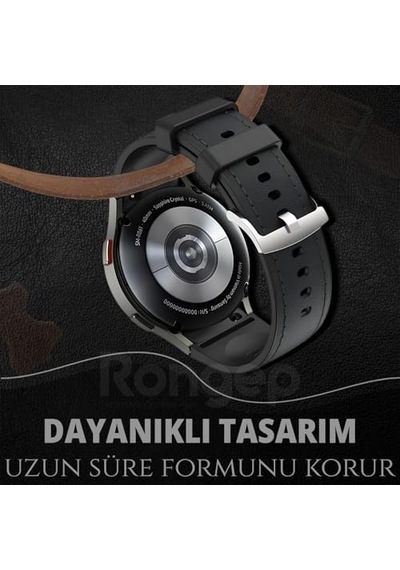 İle Uyumlu Deri Görünümlü Hibrit 20mm Silikon Kordon Galaxy Watch 7/6/5/4 Serisi İçin Galaxy Watch 7 Kordon 40mm/44mm Watch 6/4 Classic 47/43/42mm Watch 5 Pro Uyumlu İle Uyumlu Deri Görünümlü Hibrit 20mm Silikon Kordon Galaxy Watch 7/6/5/4 Serisi İçin Galaxy Watch 7 Kordon 40mm/44mm Watch 6/4 Classic 47/43/42mm Watch 5 Pro Uyumlu