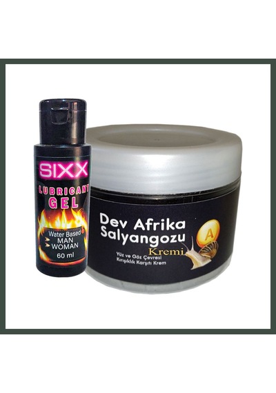 Bezos Bonie Giant -ksıxx:24 Dev Afrika Salyangozu Yaşlànma Kàrşıtı 100 Ml Krem + Sıxx Bay Bayan Iubricent Krem 60ml Nhr