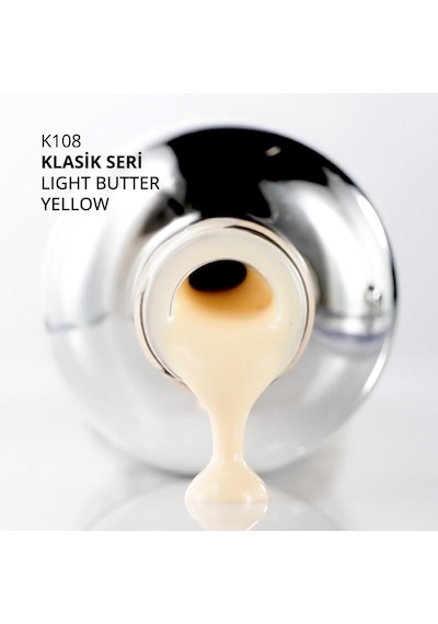 Kalıcı Oje K108, Light Butter Yellow, 10 Ml