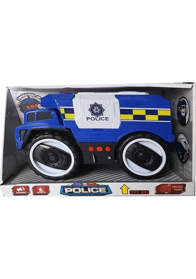 Ctoy Oyuncak Işıklı Ve Sesli Polis Kamyonu