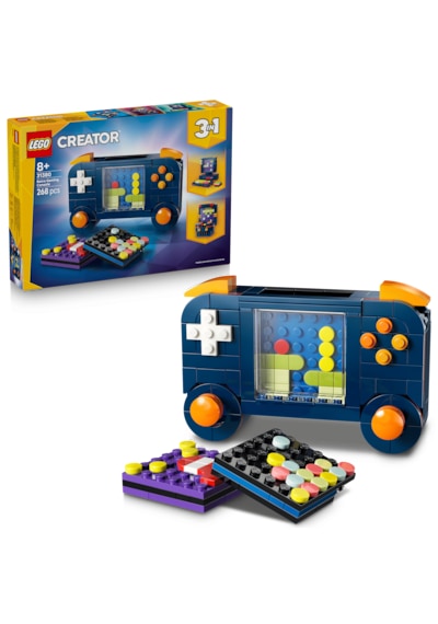 LEGO® Creator 3’ü 1 Arada Retro Oyun Konsolu 31380 – 8 Yaş ve Üzeri Çocuklar için Yaratıcı Oyuncak Yapım Seti (268 Parça)