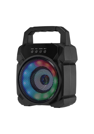 Thentech Kablosuz Taşınabilir Bluetooth Hoparlör Kaliteli Ses Güçlü Şarj Portatif Hoparlör Siyah