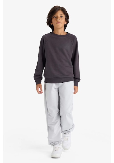 Defacto Erkek Çocuk Regular Fit Bisiklet Yaka Sweatshirt E8415a825auar138 Antrasit