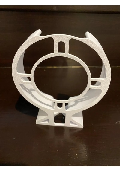 3d Baskı Silindirik Mesh Router Duvar Standı Beyaz Havalandırma Delikli Modem Duvar Askısı 110 Mm Çaplı Diğer