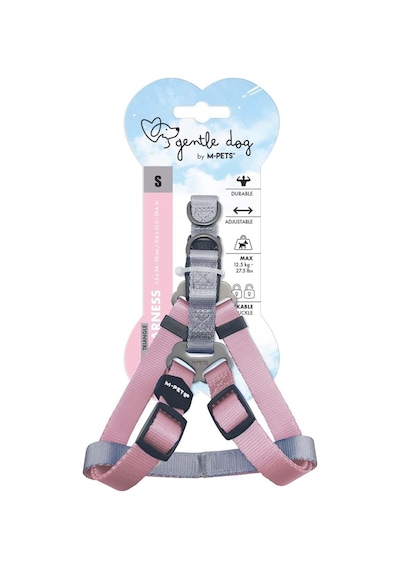 M-pets Gentle Triangle Köpek Göğüs Tasması Pembe S Pembe