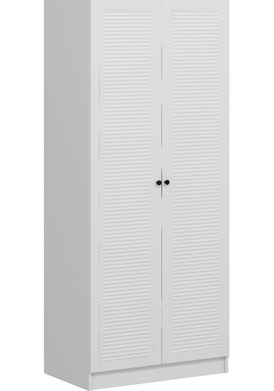 Minar Kale 2 Mebran Panjur Kapaklı Dolap Beyaz/beyaz 210cm