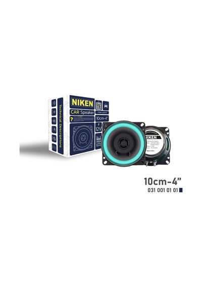 Araç Hoparlörü Kolon 10Cm 4Inc 80Watt Niken 2 Adet